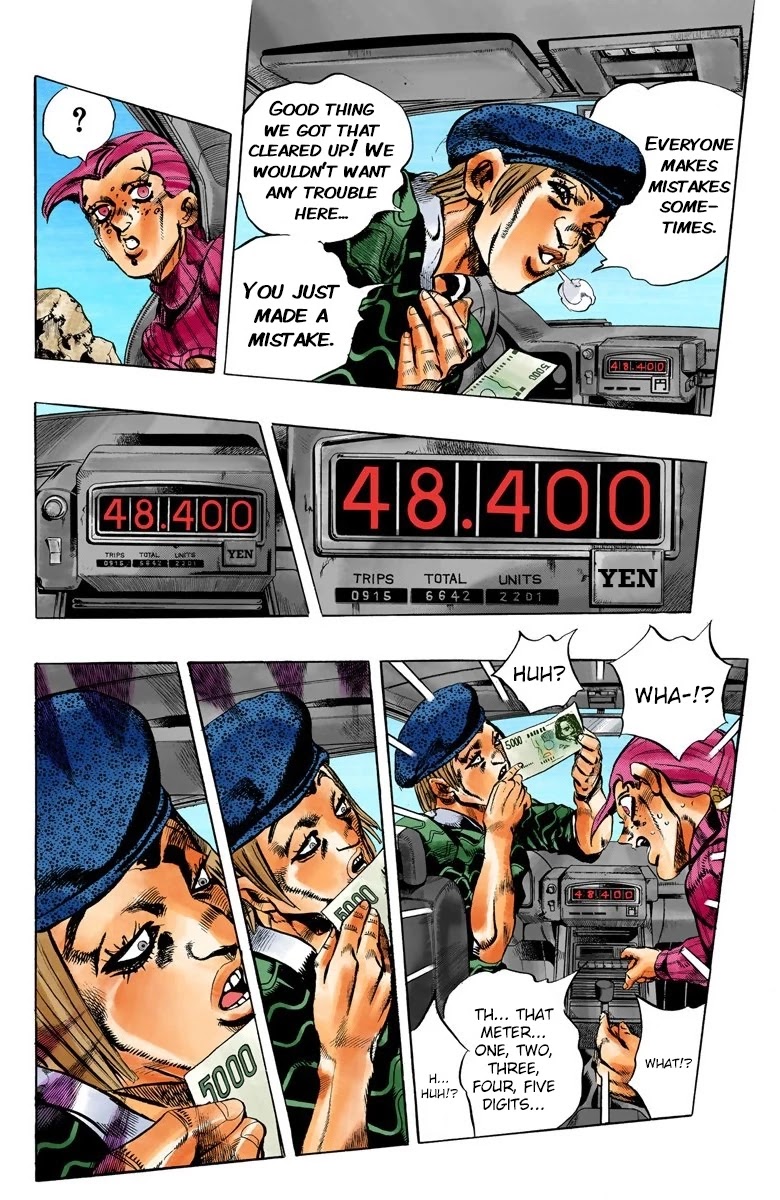 JoJo's Bizarre Adventure Part 5 - Vento Aureo (Official Colored) Chapter 103 page 6 - Chapter 103: My Name is Doppio Part 1