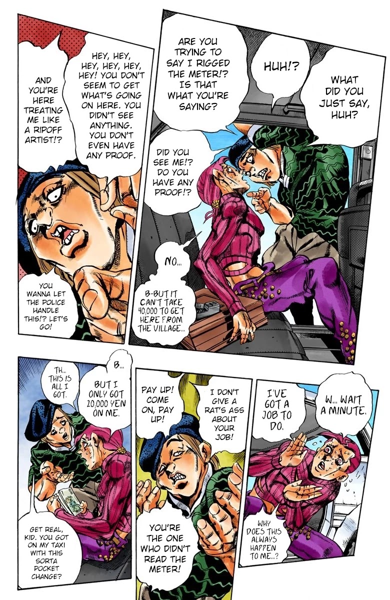 JoJo's Bizarre Adventure Part 5 - Vento Aureo (Official Colored) Chapter 103 page 8 - Chapter 103: My Name is Doppio Part 1
