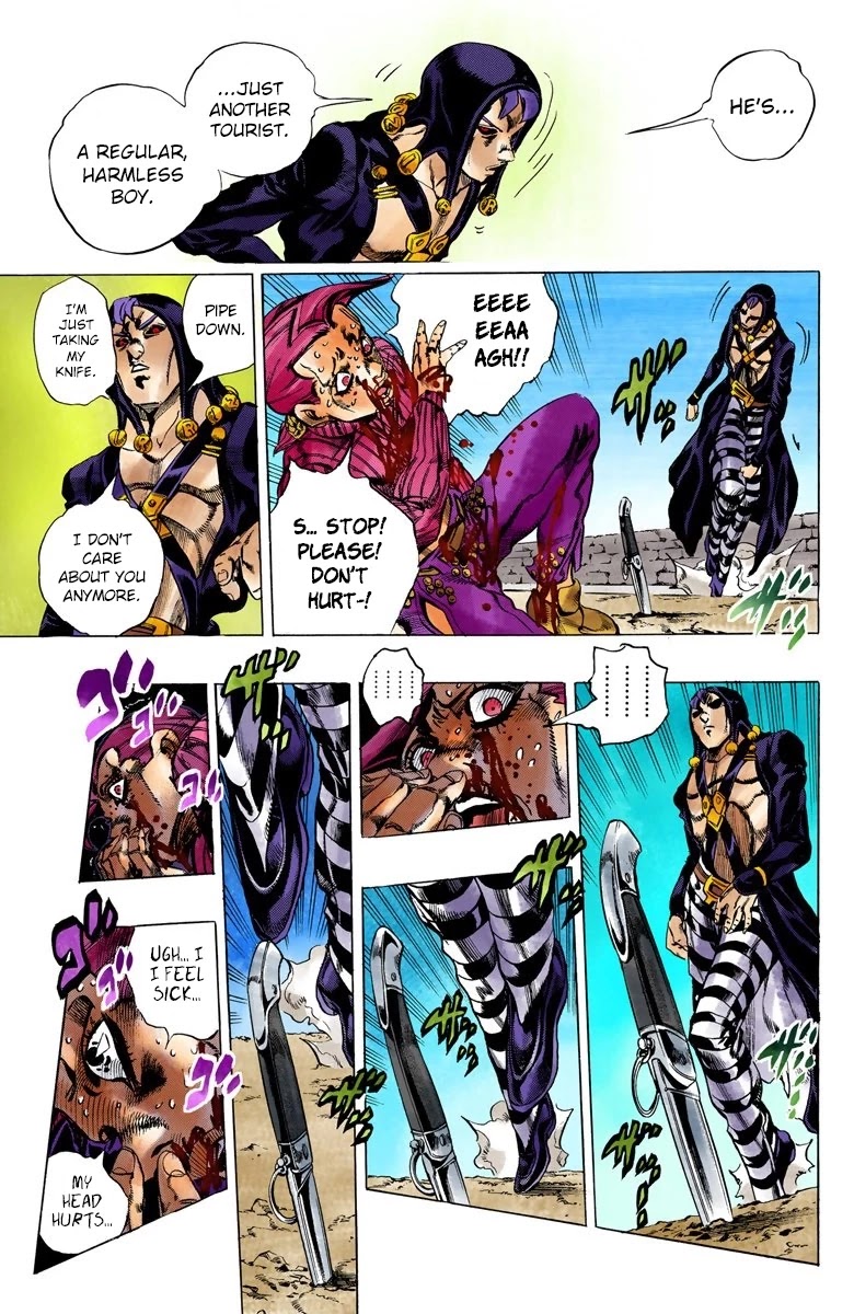 JoJo's Bizarre Adventure Part 5 - Vento Aureo (Official Colored) Chapter 104 page 10 - Chapter 104: My Name is Doppio Part 2