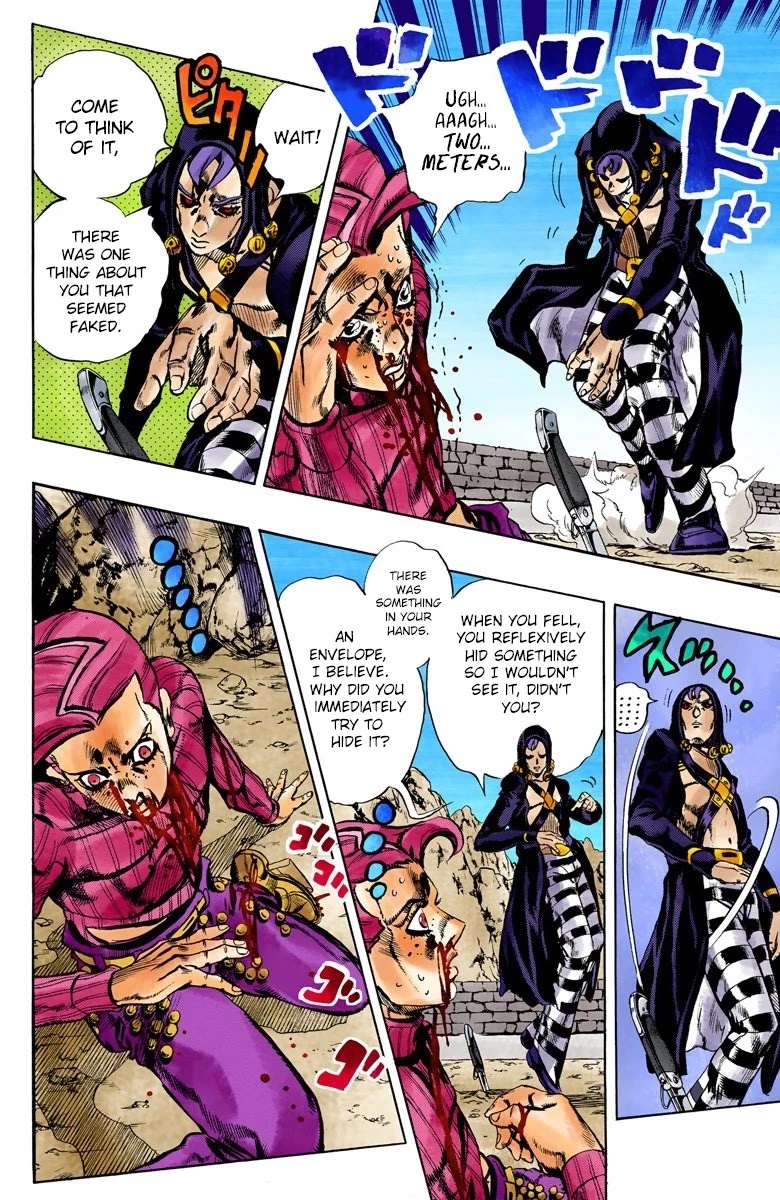JoJo's Bizarre Adventure Part 5 - Vento Aureo (Official Colored) Chapter 104 page 11 - Chapter 104: My Name is Doppio Part 2