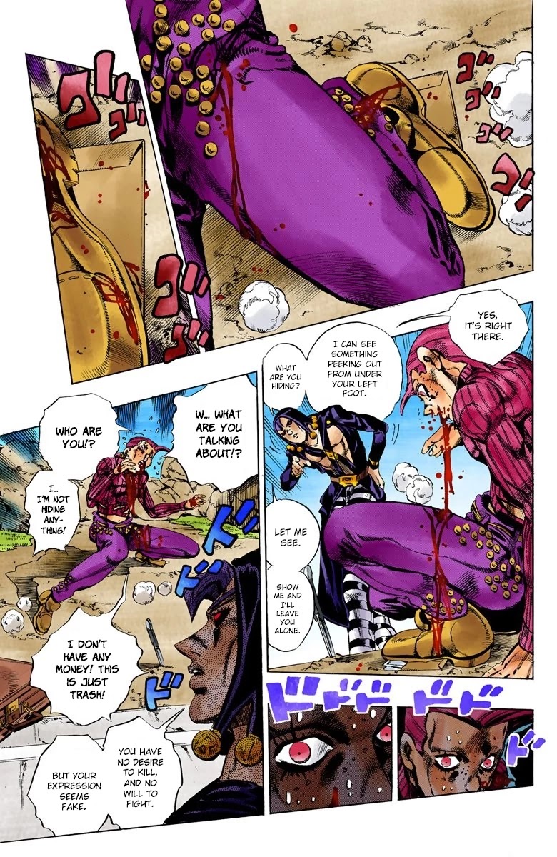 JoJo's Bizarre Adventure Part 5 - Vento Aureo (Official Colored) Chapter 104 page 12 - Chapter 104: My Name is Doppio Part 2
