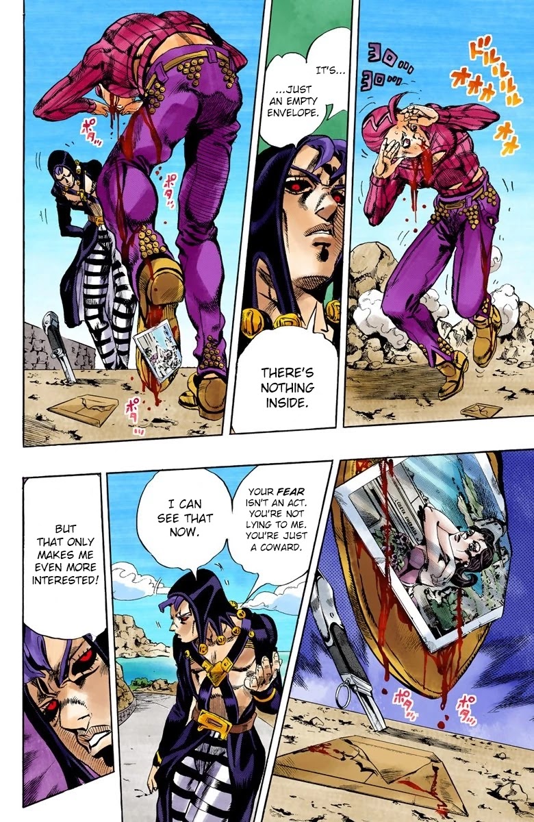 JoJo's Bizarre Adventure Part 5 - Vento Aureo (Official Colored) Chapter 104 page 15 - Chapter 104: My Name is Doppio Part 2