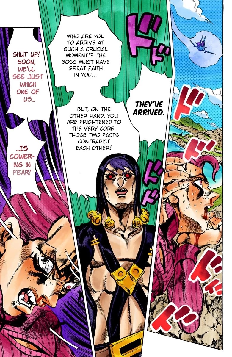 JoJo's Bizarre Adventure Part 5 - Vento Aureo (Official Colored) Chapter 104 page 18 - Chapter 104: My Name is Doppio Part 2