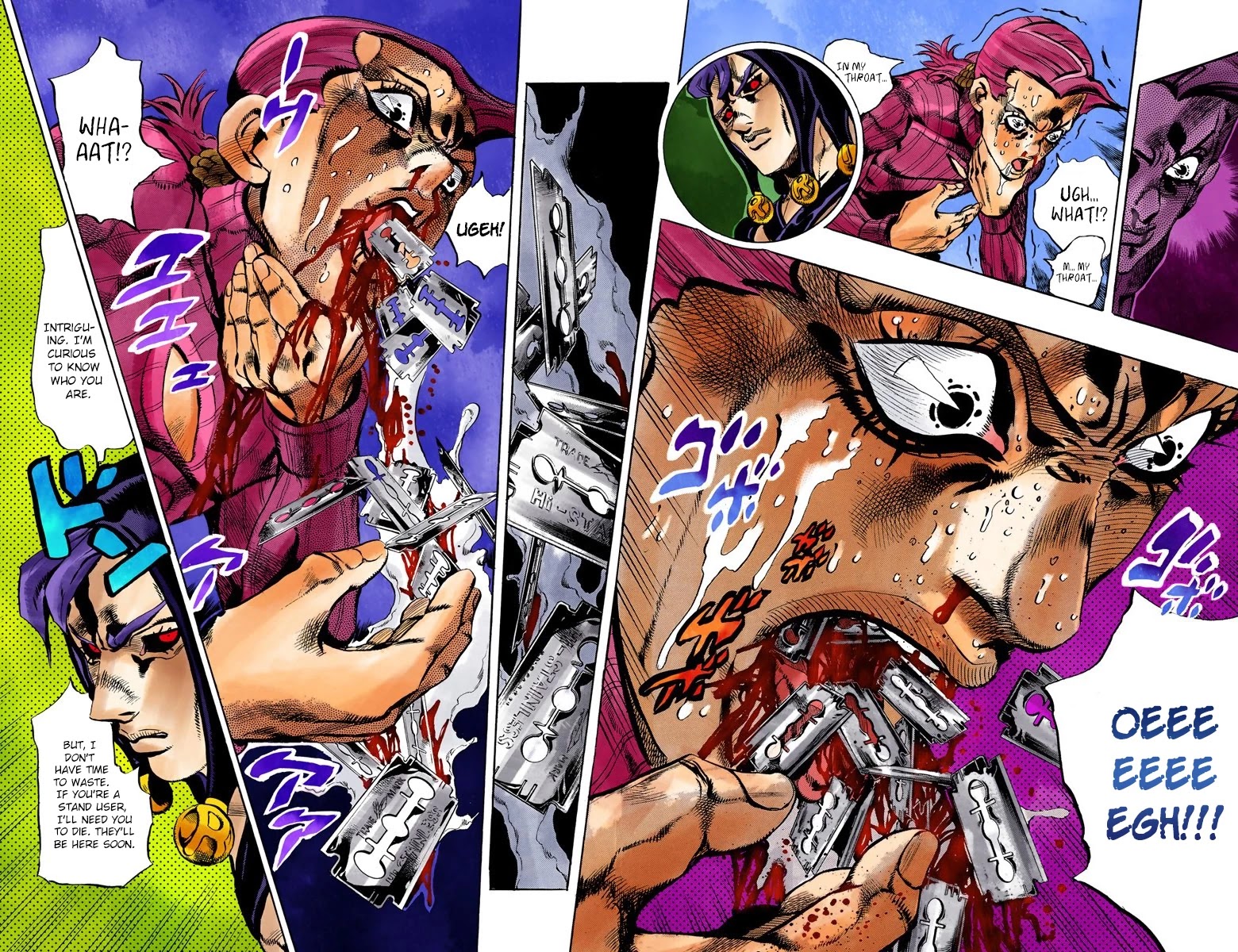 JoJo's Bizarre Adventure Part 5 - Vento Aureo (Official Colored) Chapter 104 page 19 - Chapter 104: My Name is Doppio Part 2