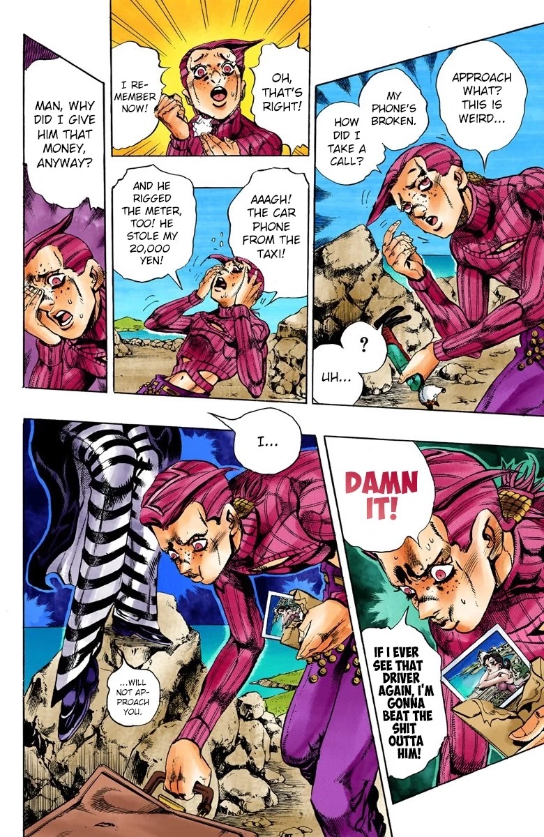 JoJo's Bizarre Adventure Part 5 - Vento Aureo (Official Colored) Chapter 104 page 5 - Chapter 104: My Name is Doppio Part 2
