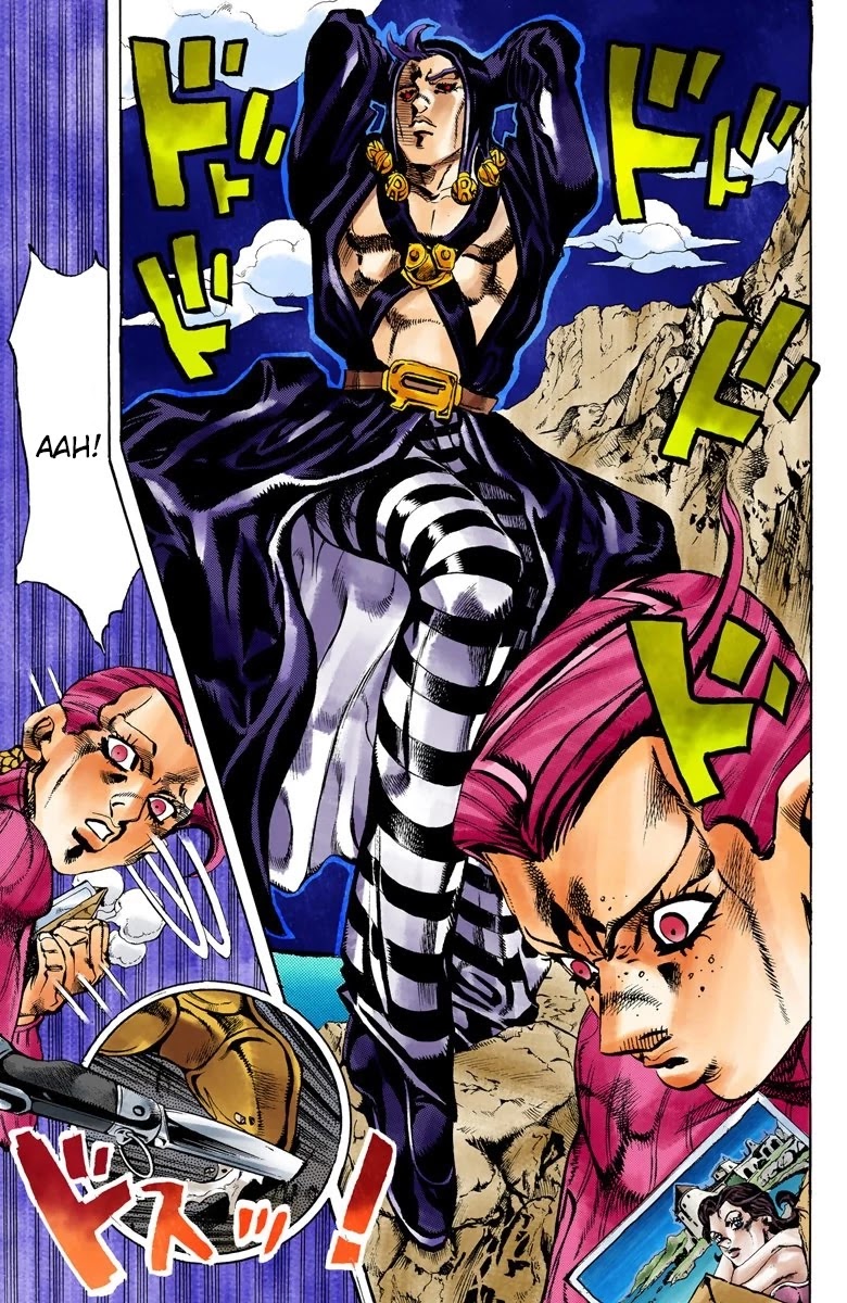 JoJo's Bizarre Adventure Part 5 - Vento Aureo (Official Colored) Chapter 104 page 6 - Chapter 104: My Name is Doppio Part 2
