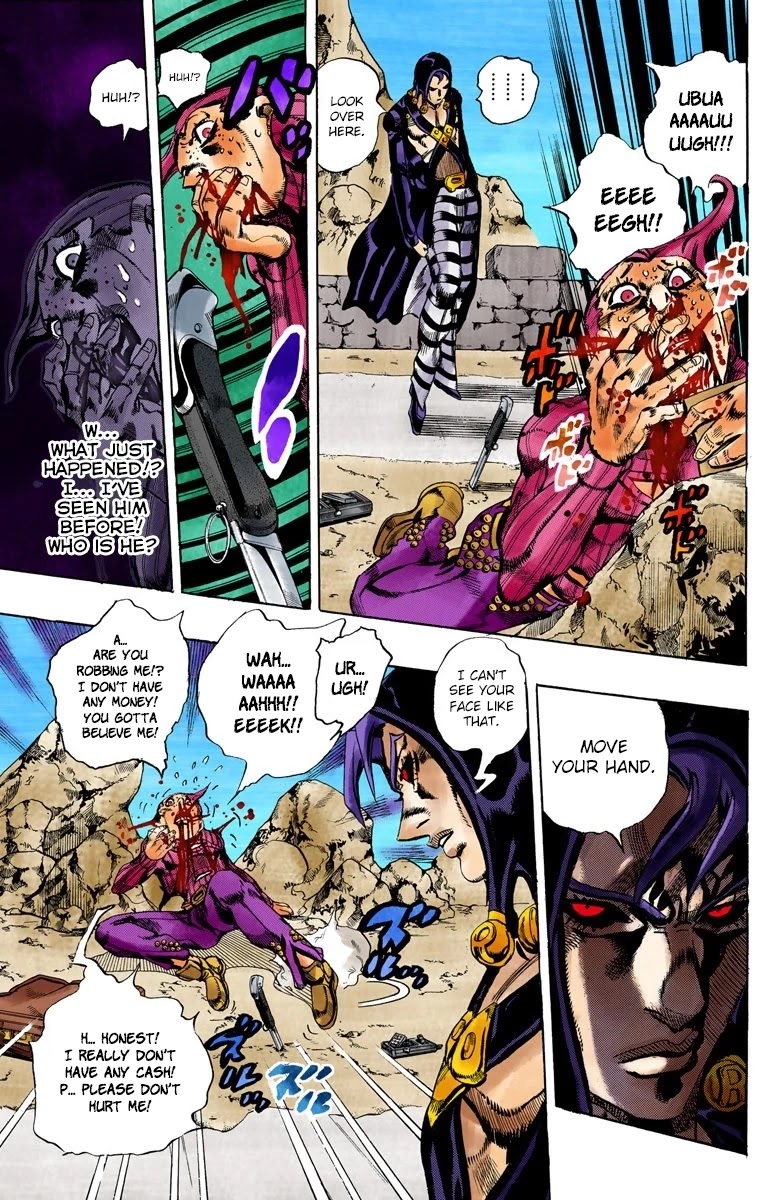 JoJo's Bizarre Adventure Part 5 - Vento Aureo (Official Colored) Chapter 104 page 8 - Chapter 104: My Name is Doppio Part 2
