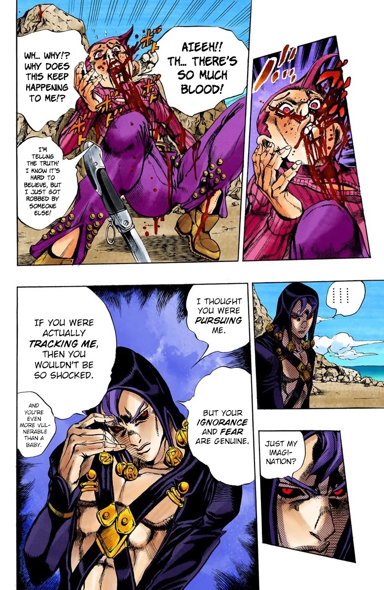 JoJo's Bizarre Adventure Part 5 - Vento Aureo (Official Colored) Chapter 104 page 9 - Chapter 104: My Name is Doppio Part 2