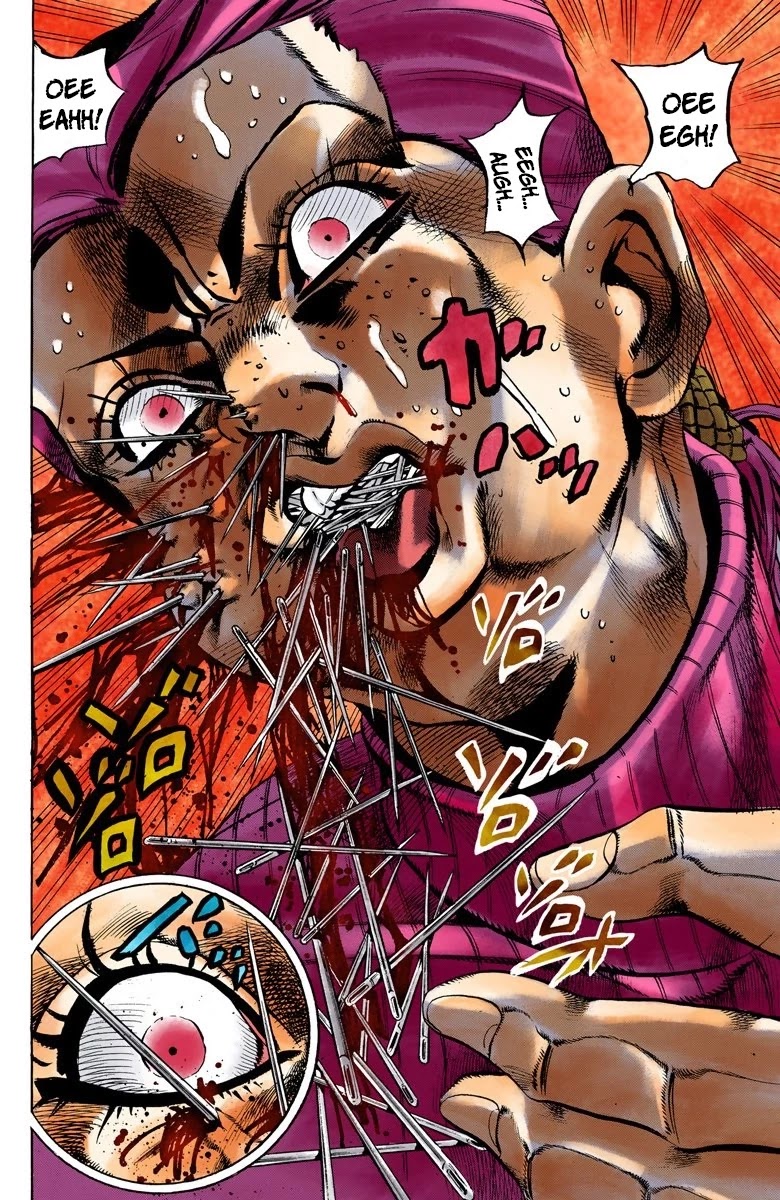 JoJo's Bizarre Adventure Part 5 - Vento Aureo (Official Colored) Chapter 105 page 6 - Chapter 105: King Crimson Vs Metallica Part 1