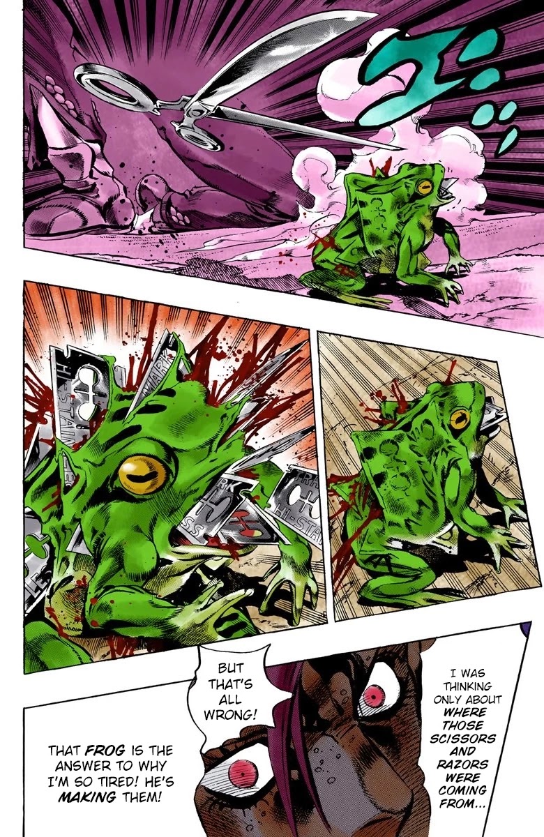 JoJo's Bizarre Adventure Part 5 - Vento Aureo (Official Colored) Chapter 106 page 17 - Chapter 106: King Crimson Vs Metallica Part 2