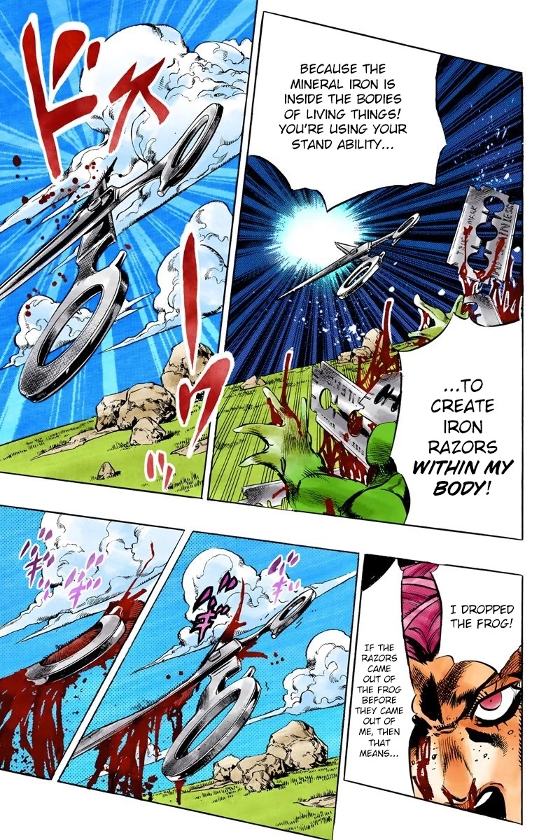 JoJo's Bizarre Adventure Part 5 - Vento Aureo (Official Colored) Chapter 106 page 18 - Chapter 106: King Crimson Vs Metallica Part 2