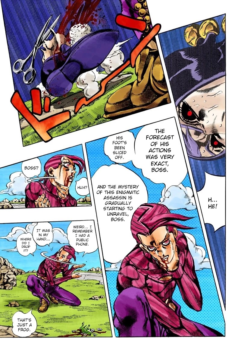 JoJo's Bizarre Adventure Part 5 - Vento Aureo (Official Colored) Chapter 106 page 20 - Chapter 106: King Crimson Vs Metallica Part 2