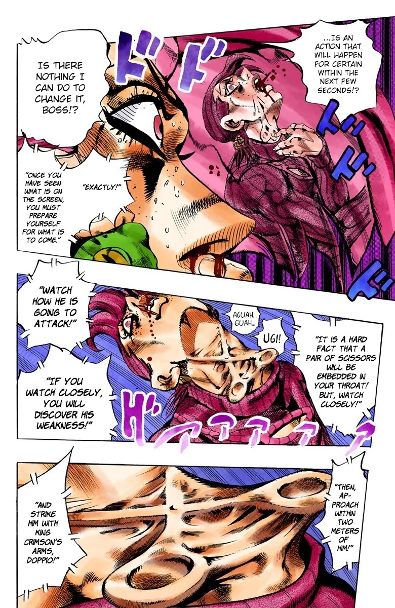 JoJo's Bizarre Adventure Part 5 - Vento Aureo (Official Colored) Chapter 106 page 5 - Chapter 106: King Crimson Vs Metallica Part 2