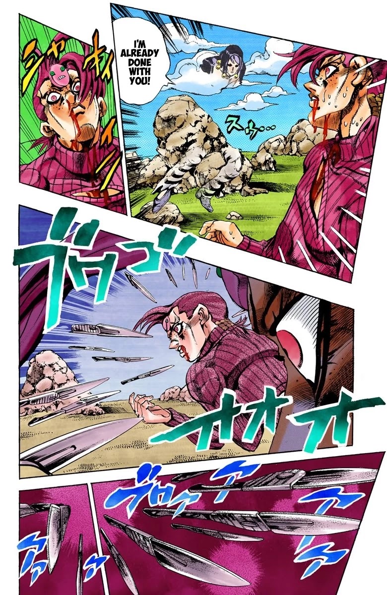 JoJo's Bizarre Adventure Part 5 - Vento Aureo (Official Colored) Chapter 107 page 10 - Chapter 107: King Crimson Vs Metallica Part 3