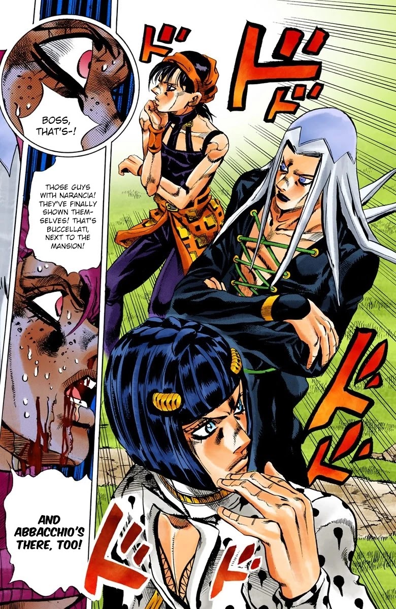 JoJo's Bizarre Adventure Part 5 - Vento Aureo (Official Colored) Chapter 107 page 16 - Chapter 107: King Crimson Vs Metallica Part 3