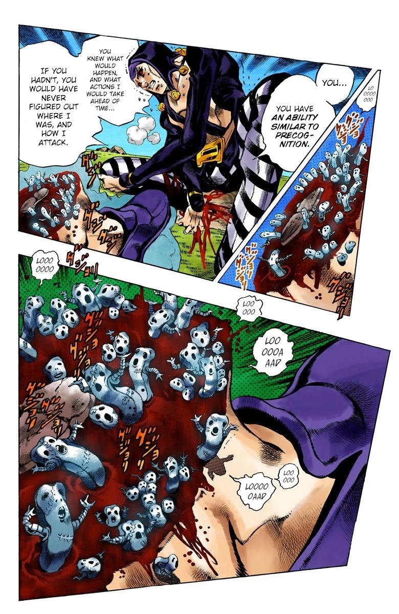 JoJo's Bizarre Adventure Part 5 - Vento Aureo (Official Colored) Chapter 107 page 6 - Chapter 107: King Crimson Vs Metallica Part 3