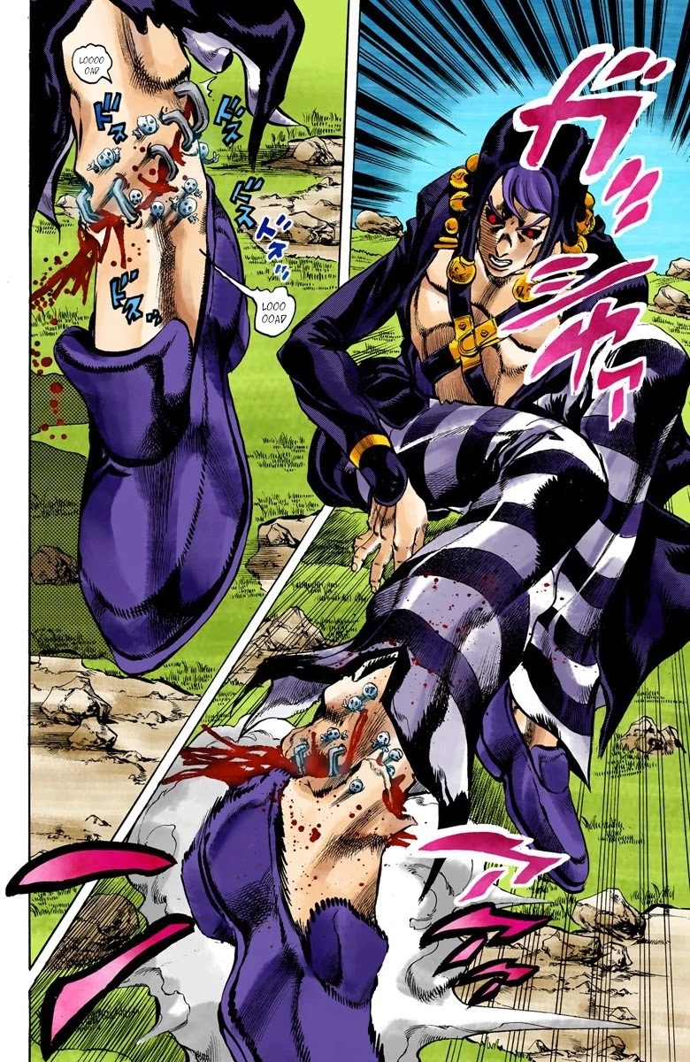 JoJo's Bizarre Adventure Part 5 - Vento Aureo (Official Colored) Chapter 107 page 8 - Chapter 107: King Crimson Vs Metallica Part 3