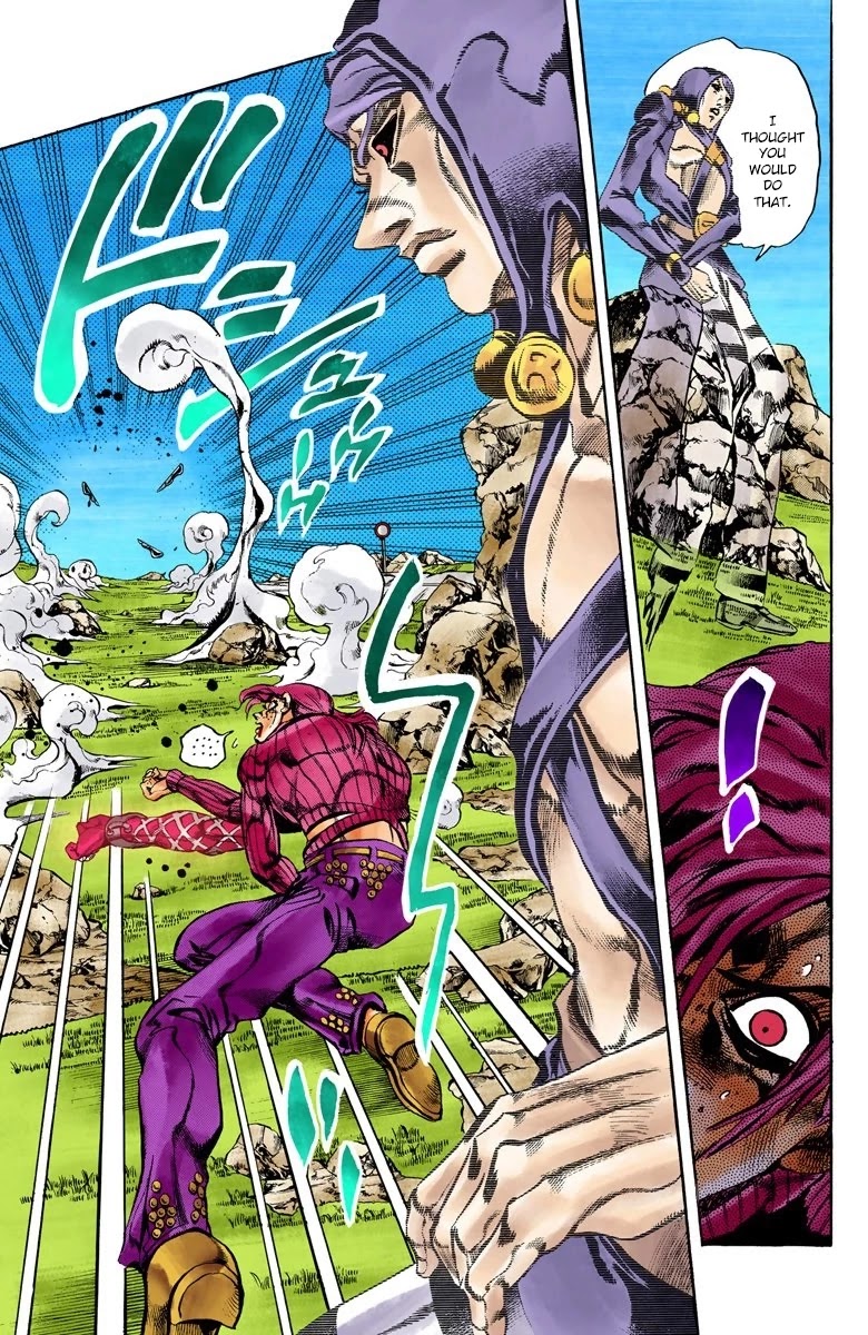 JoJo's Bizarre Adventure Part 5 - Vento Aureo (Official Colored) Chapter 108 page 10 - Chapter 108: King Crimson Vs Metallica Part 4