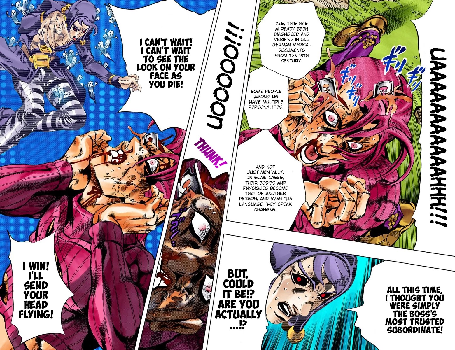 JoJo's Bizarre Adventure Part 5 - Vento Aureo (Official Colored) Chapter 108 page 13 - Chapter 108: King Crimson Vs Metallica Part 4