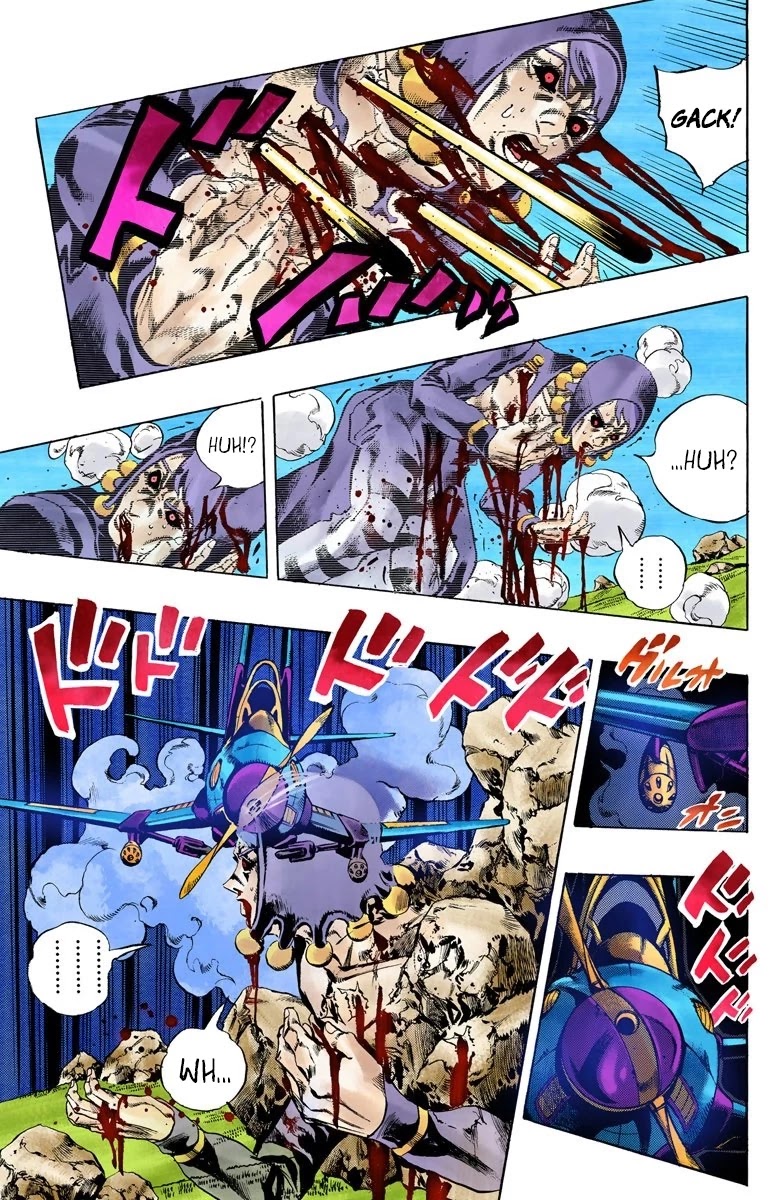 JoJo's Bizarre Adventure Part 5 - Vento Aureo (Official Colored) Chapter 108 page 15 - Chapter 108: King Crimson Vs Metallica Part 4