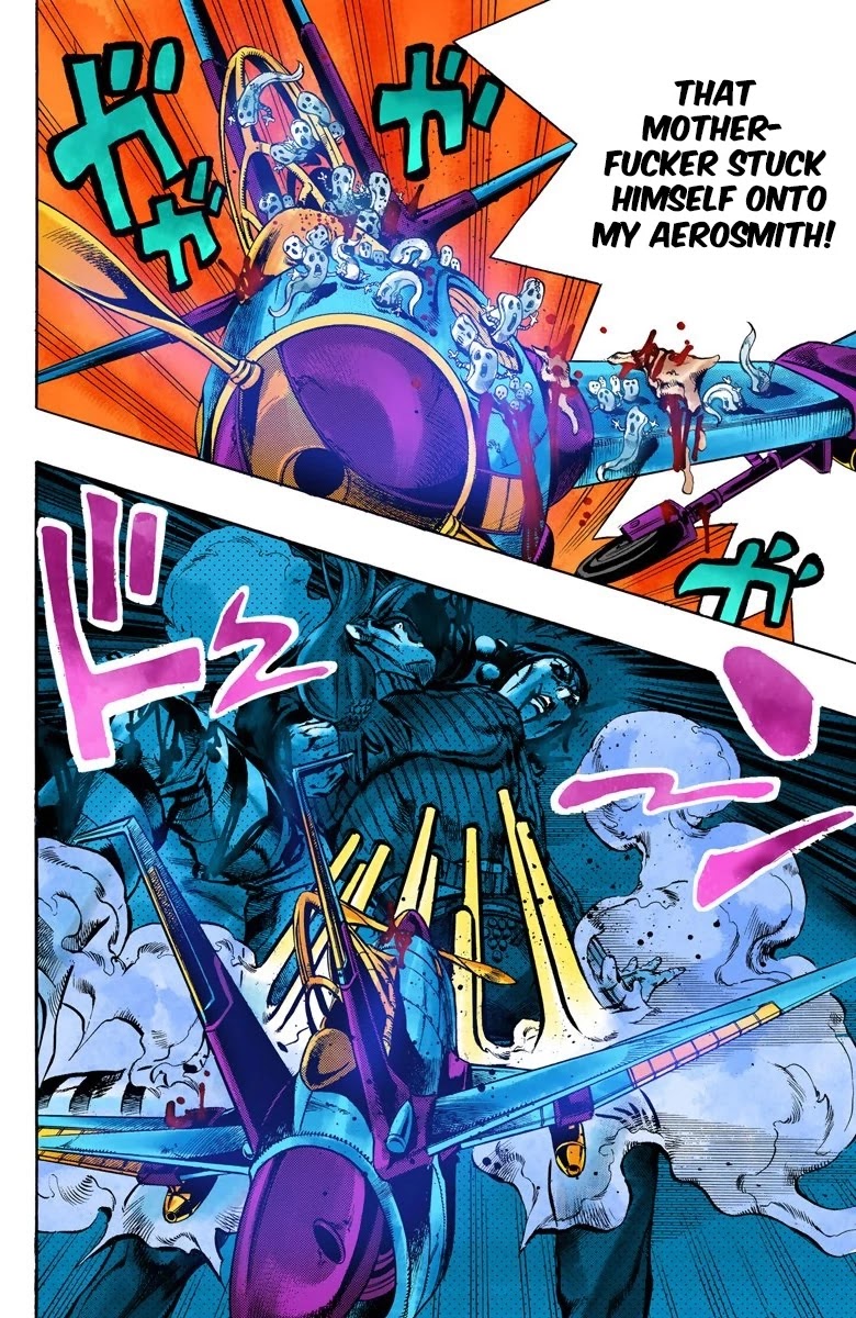 JoJo's Bizarre Adventure Part 5 - Vento Aureo (Official Colored) Chapter 109 page 12 - Chapter 109: King Crimson Vs Metallica Part 5