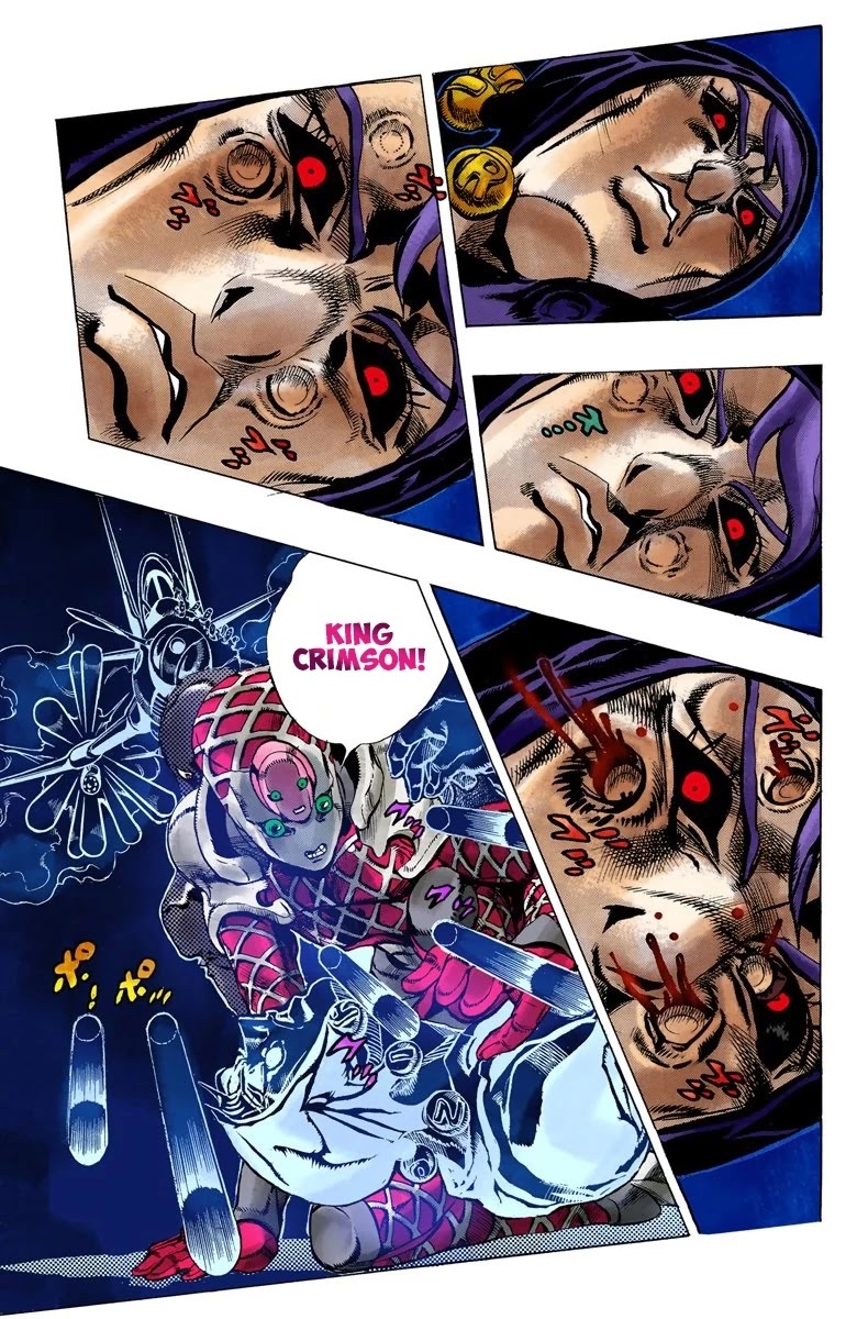 JoJo's Bizarre Adventure Part 5 - Vento Aureo (Official Colored) Chapter 109 page 13 - Chapter 109: King Crimson Vs Metallica Part 5