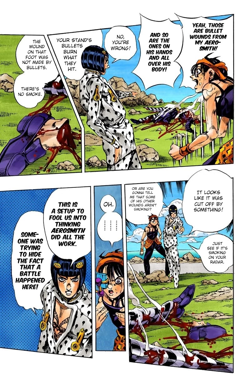 JoJo's Bizarre Adventure Part 5 - Vento Aureo (Official Colored) Chapter 109 page 19 - Chapter 109: King Crimson Vs Metallica Part 5