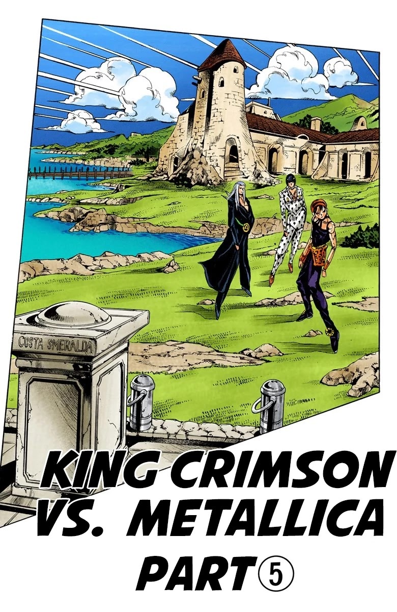 JoJo's Bizarre Adventure Part 5 - Vento Aureo (Official Colored) Chapter 109 page 2 - Chapter 109: King Crimson Vs Metallica Part 5