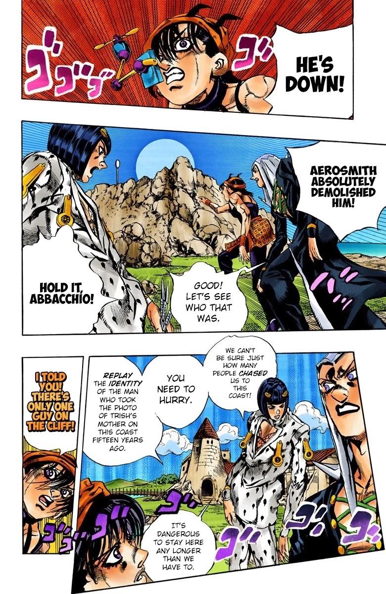 JoJo's Bizarre Adventure Part 5 - Vento Aureo (Official Colored) Chapter 109 page 3 - Chapter 109: King Crimson Vs Metallica Part 5