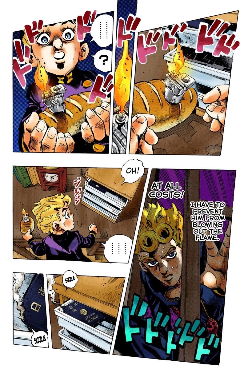 JoJo's Bizarre Adventure Part 5 - Vento Aureo (Official Colored) Chapter 11 page 17 - Chapter 11: Entering the Gang Part 1
