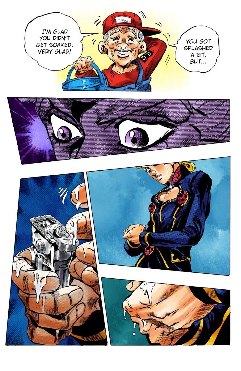 JoJo's Bizarre Adventure Part 5 - Vento Aureo (Official Colored) Chapter 11 page 20 - Chapter 11: Entering the Gang Part 1