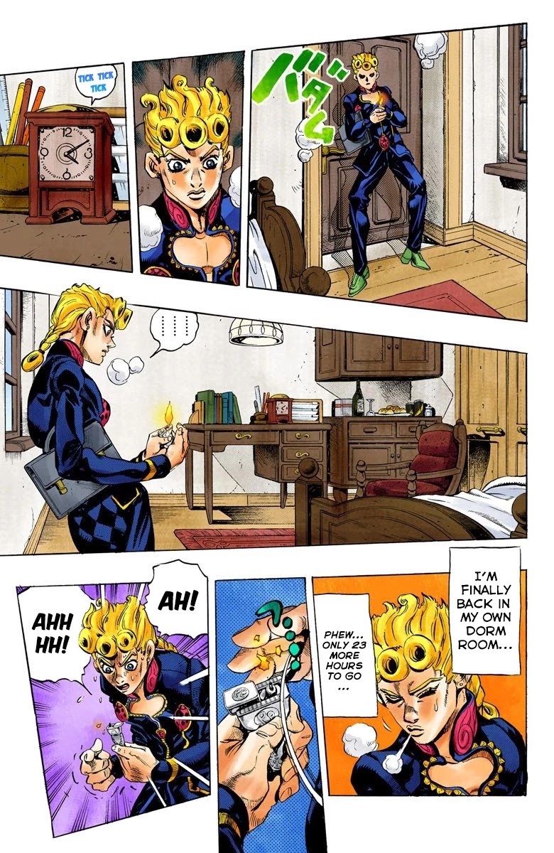 JoJo's Bizarre Adventure Part 5 - Vento Aureo (Official Colored) Chapter 11 page 4 - Chapter 11: Entering the Gang Part 1