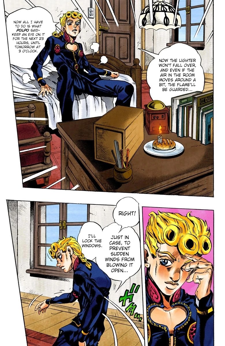 JoJo's Bizarre Adventure Part 5 - Vento Aureo (Official Colored) Chapter 11 page 6 - Chapter 11: Entering the Gang Part 1