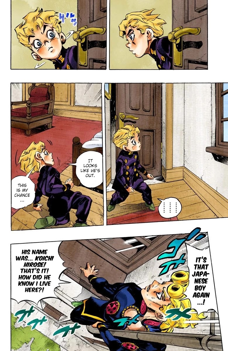 JoJo's Bizarre Adventure Part 5 - Vento Aureo (Official Colored) Chapter 11 page 9 - Chapter 11: Entering the Gang Part 1