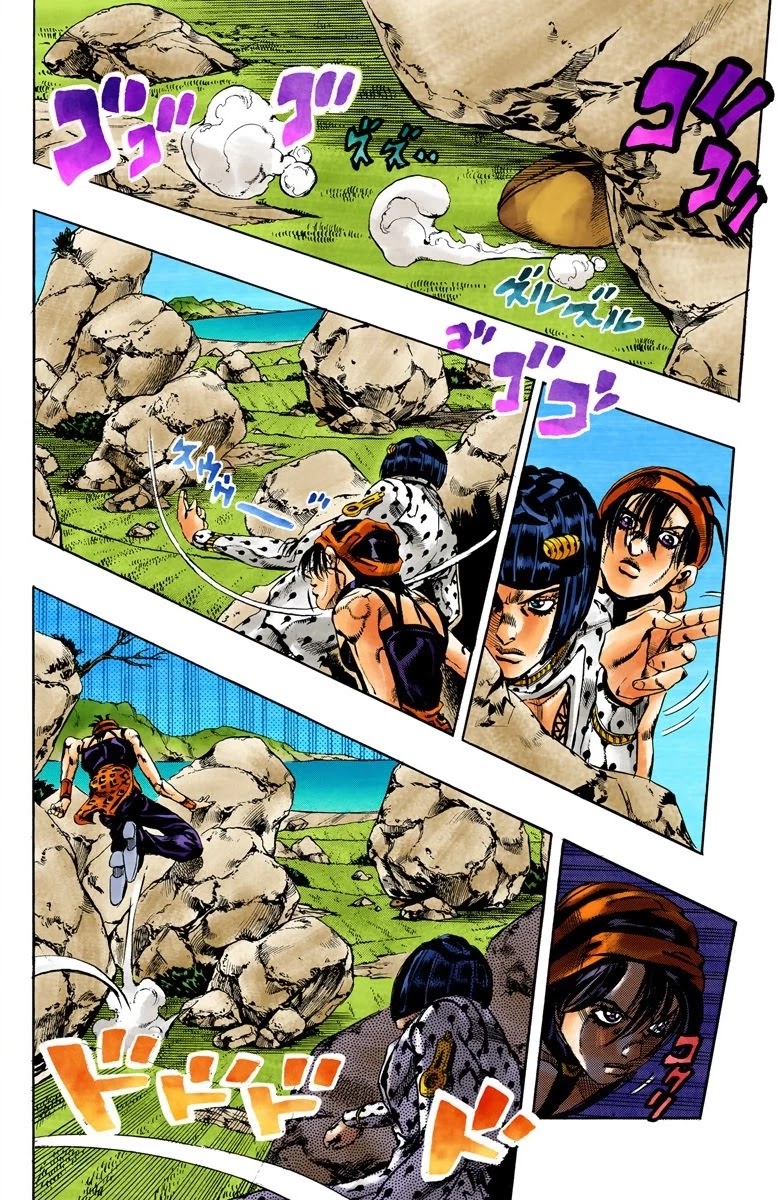JoJo's Bizarre Adventure Part 5 - Vento Aureo (Official Colored) Chapter 110 page 10 - Chapter 110: King Crimson Vs Metallica Part 6