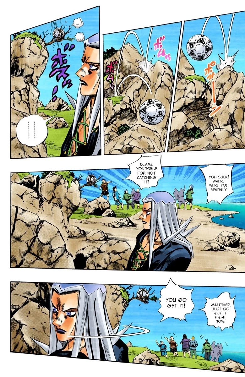 JoJo's Bizarre Adventure Part 5 - Vento Aureo (Official Colored) Chapter 110 page 13 - Chapter 110: King Crimson Vs Metallica Part 6