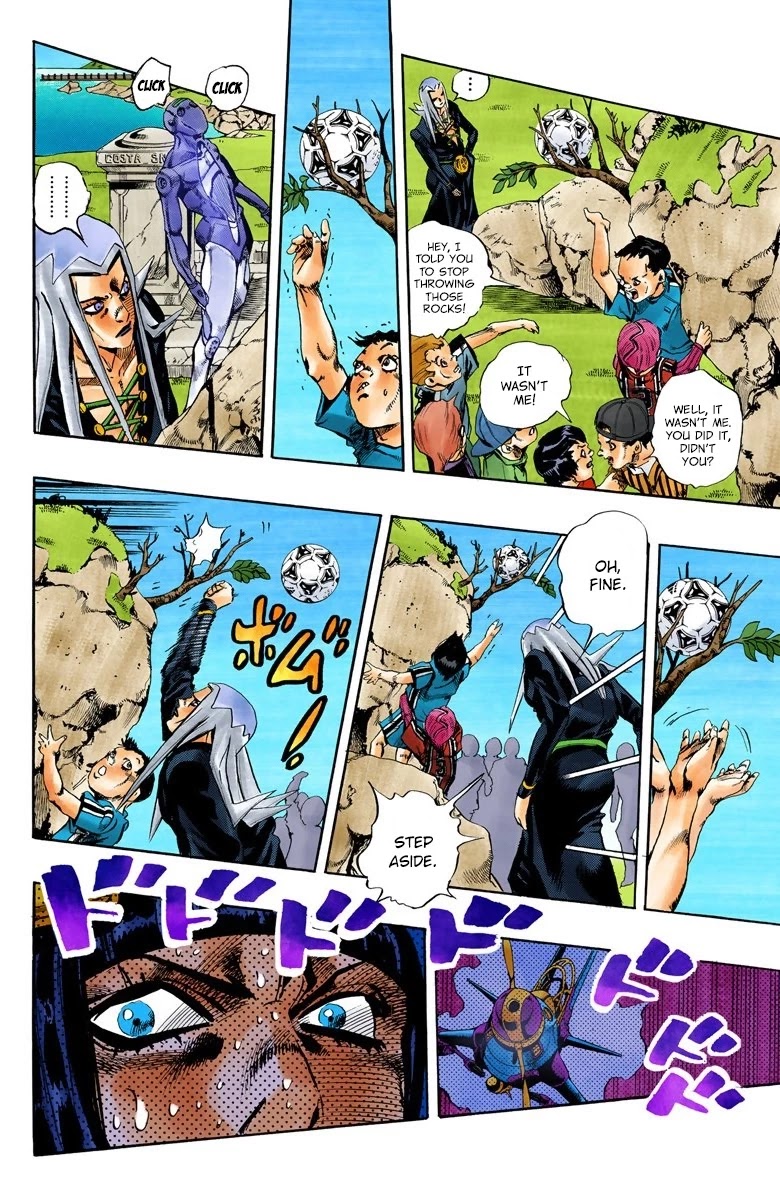 JoJo's Bizarre Adventure Part 5 - Vento Aureo (Official Colored) Chapter 110 page 15 - Chapter 110: King Crimson Vs Metallica Part 6