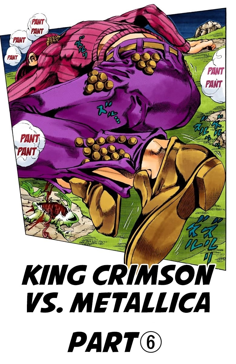 JoJo's Bizarre Adventure Part 5 - Vento Aureo (Official Colored) Chapter 110 page 2 - Chapter 110: King Crimson Vs Metallica Part 6