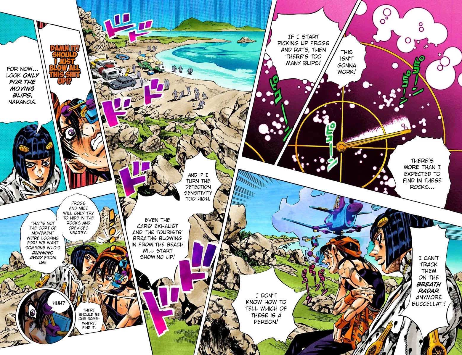 JoJo's Bizarre Adventure Part 5 - Vento Aureo (Official Colored) Chapter 110 page 3 - Chapter 110: King Crimson Vs Metallica Part 6