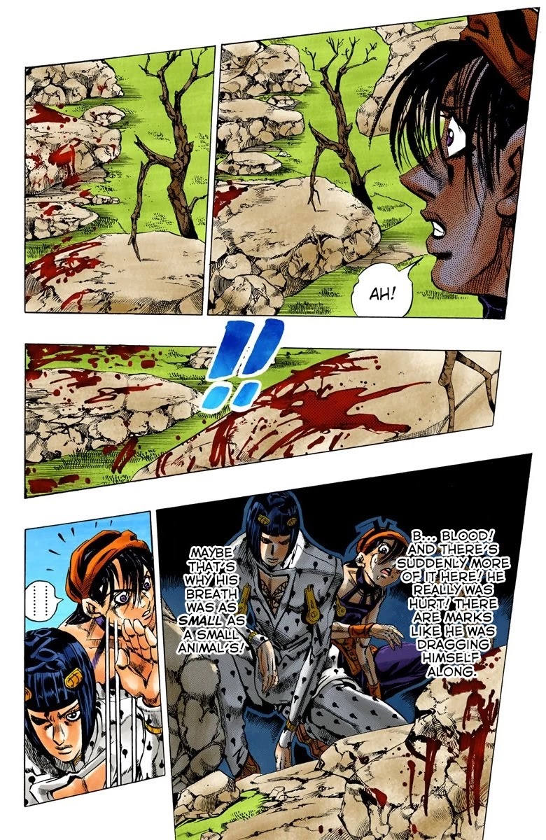 JoJo's Bizarre Adventure Part 5 - Vento Aureo (Official Colored) Chapter 110 page 8 - Chapter 110: King Crimson Vs Metallica Part 6