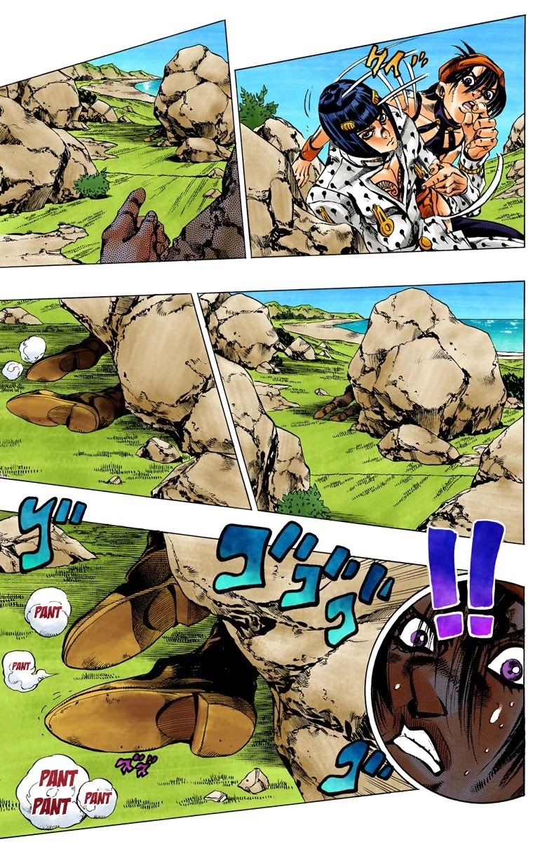 JoJo's Bizarre Adventure Part 5 - Vento Aureo (Official Colored) Chapter 110 page 9 - Chapter 110: King Crimson Vs Metallica Part 6