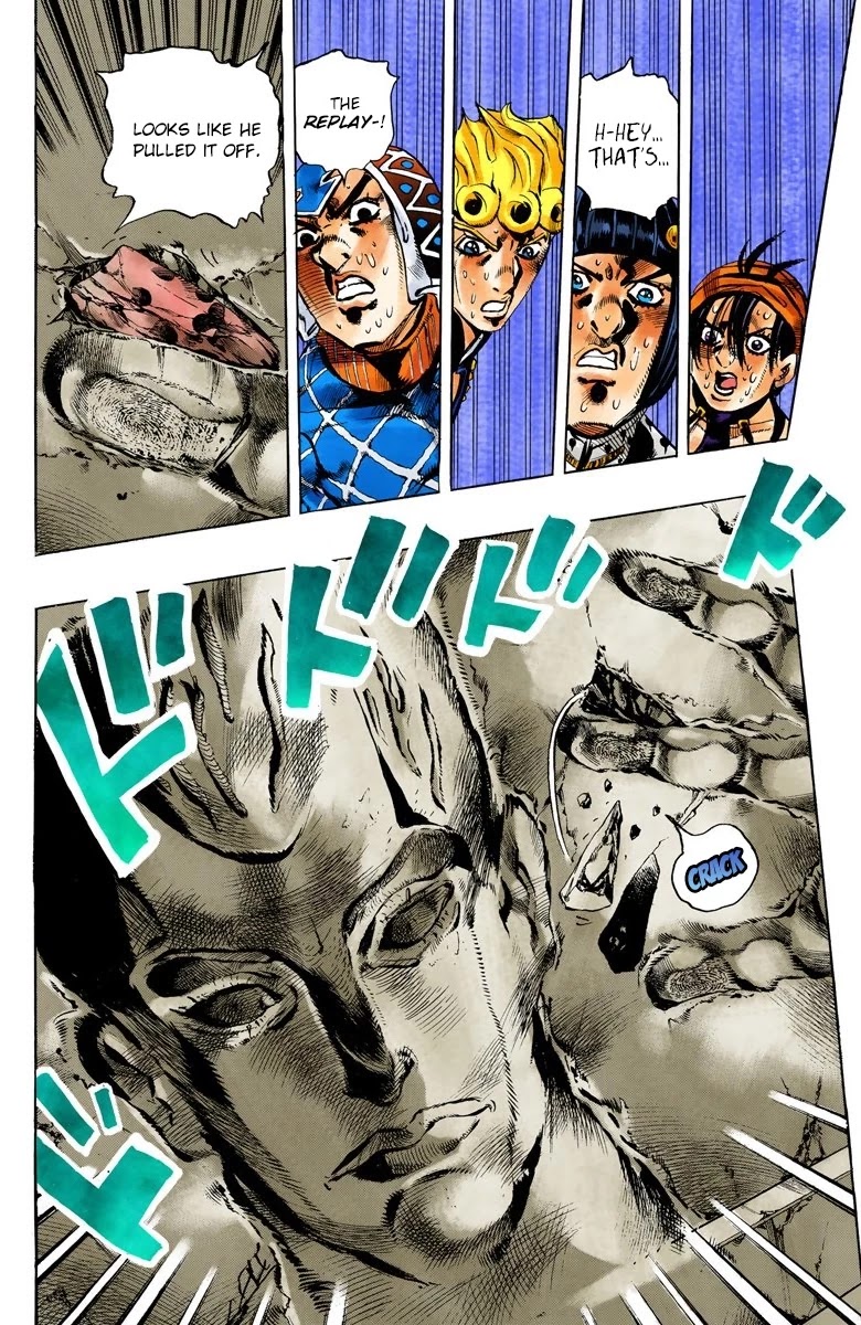 JoJo's Bizarre Adventure Part 5 - Vento Aureo (Official Colored) Chapter 111 page 16 - Chapter 111: Feels Like The Sky Could Come Down On Us At Any Minute