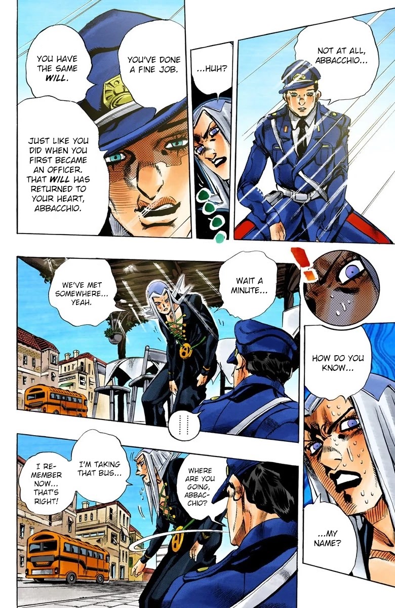 JoJo's Bizarre Adventure Part 5 - Vento Aureo (Official Colored) Chapter 111 page 7 - Chapter 111: Feels Like The Sky Could Come Down On Us At Any Minute