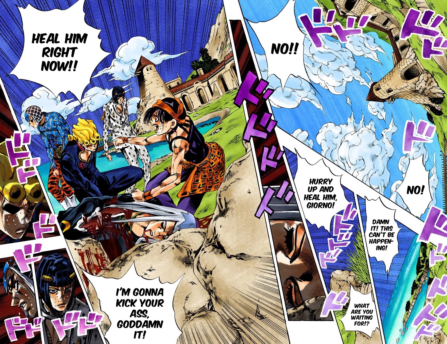 JoJo's Bizarre Adventure Part 5 - Vento Aureo (Official Colored) Chapter 111 page 9 - Chapter 111: Feels Like The Sky Could Come Down On Us At Any Minute