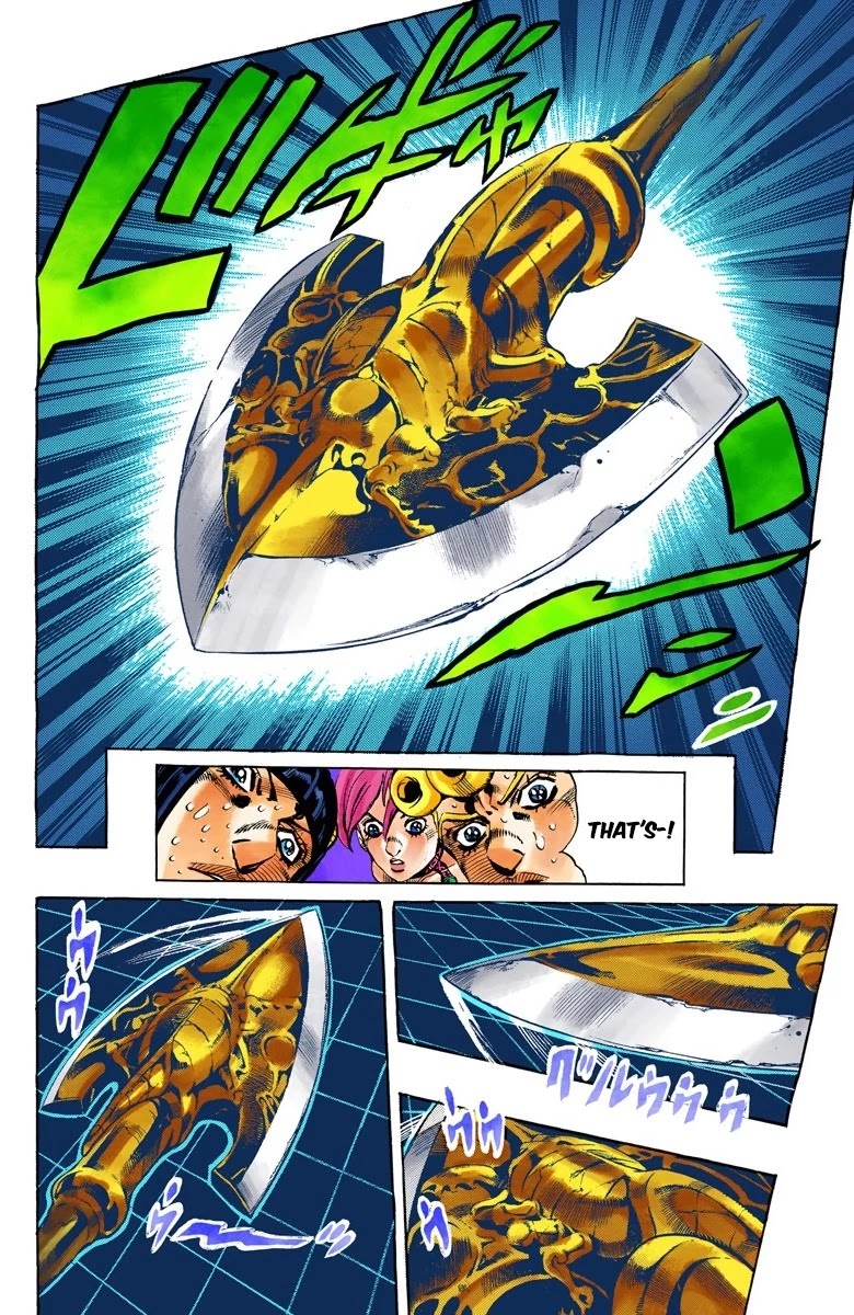 JoJo's Bizarre Adventure Part 5 - Vento Aureo (Official Colored) Chapter 112 page 13 - Chapter 112: Pronto! On The Line Part 1