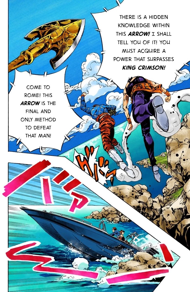 JoJo's Bizarre Adventure Part 5 - Vento Aureo (Official Colored) Chapter 112 page 15 - Chapter 112: Pronto! On The Line Part 1