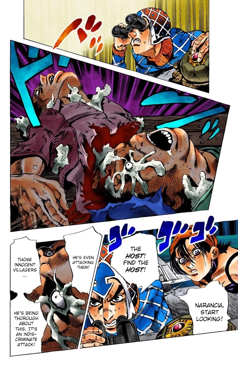 JoJo's Bizarre Adventure Part 5 - Vento Aureo (Official Colored) Chapter 113 page 19 - Chapter 113: Pronto! On The Line Part 2