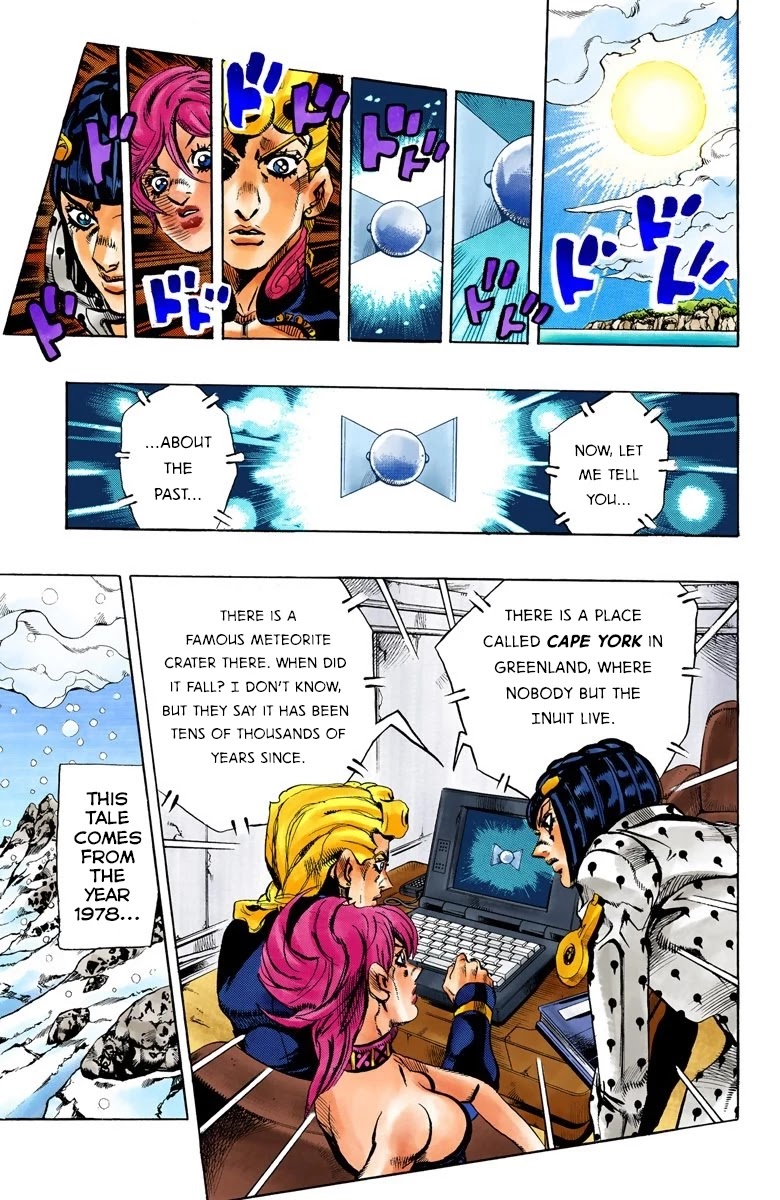 JoJo's Bizarre Adventure Part 5 - Vento Aureo (Official Colored) Chapter 113 page 6 - Chapter 113: Pronto! On The Line Part 2