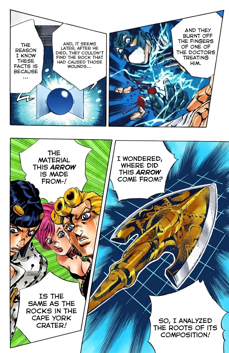 JoJo's Bizarre Adventure Part 5 - Vento Aureo (Official Colored) Chapter 113 page 9 - Chapter 113: Pronto! On The Line Part 2