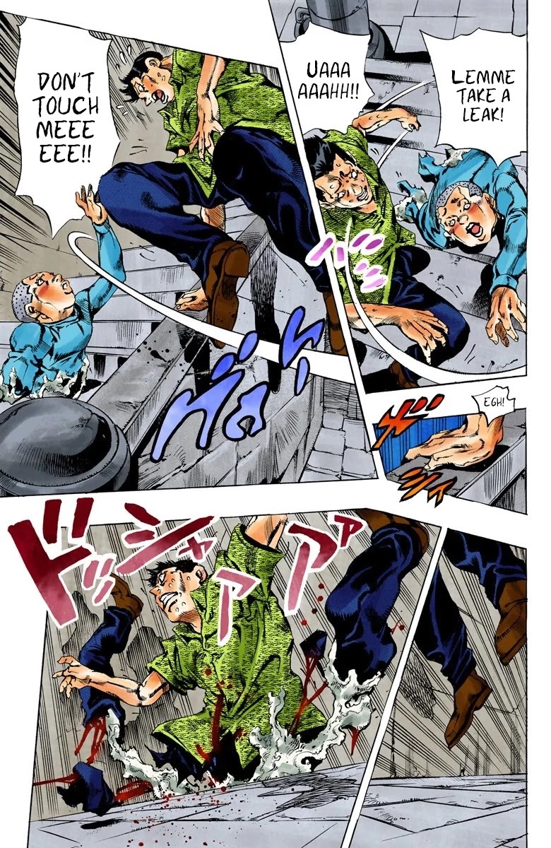 JoJo's Bizarre Adventure Part 5 - Vento Aureo (Official Colored) Chapter 114 page 11 - Chapter 114: Destination - The Coliseum in Roma!